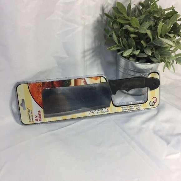 Euro Ware Stainless Steel 10.5 Cleaver - Picture 4 of 8